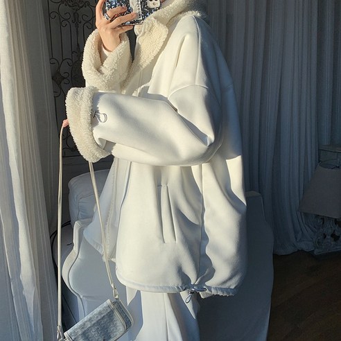 YY Deerskin 양털 코튼 패딩 자켓 여성 겨울 한국 스타일 느슨한 면화 패딩 자켓 양모 코트 겨울 의류 작은 코튼 패딩 자켓