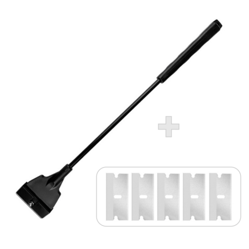 바크로고 수조 어항 이끼 제거 스크래퍼 + 칼날 5개 세트 (33cm / 55cm) – 불순물 및 녹조 청소 도구, 1세트 어항청소