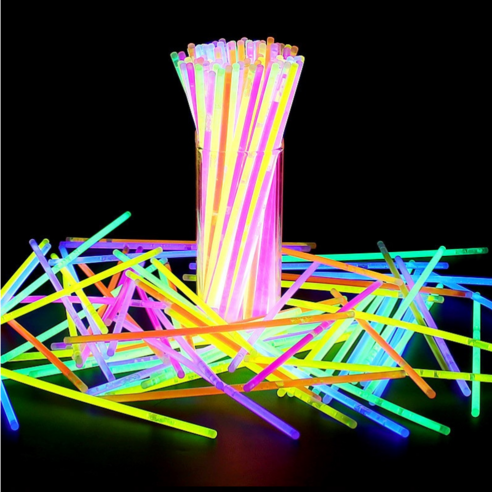파티용품 야광스틱 콘서트 공연 클럽용품 100p, 100개, 랜덤발송