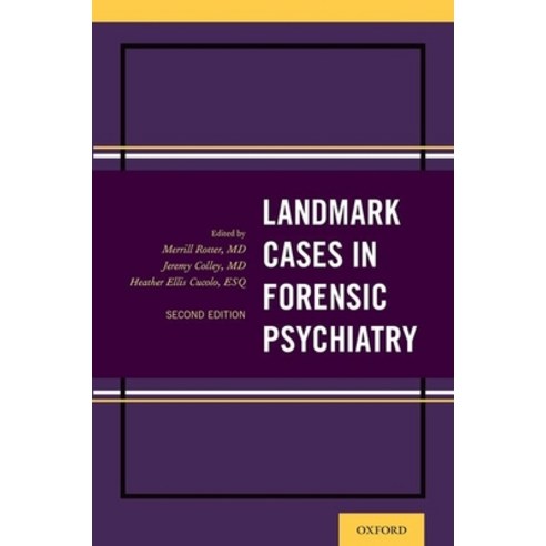 (영문도서) Landmark Cases in Forensic Psychiatry Paperback, Oxford University Press, USA, English, 9780190914424