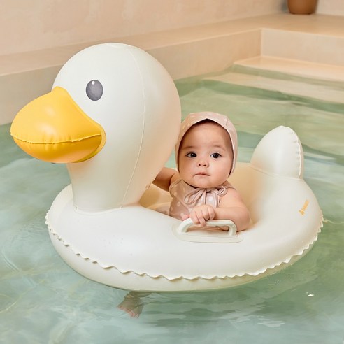 우리 아이 첫 물놀이, 안전하고 즐겁게! 스윔어바웃 오리 튜브 솔직 후기 퓨어튜브