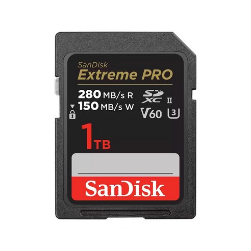 샌디스크 익스트림 프로 SD UHS-II 280MB/s V60 1TB sd카드v60