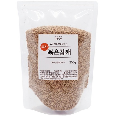 50년전통대현상회 국산 볶은참깨 - 참깨 | 쿠팡