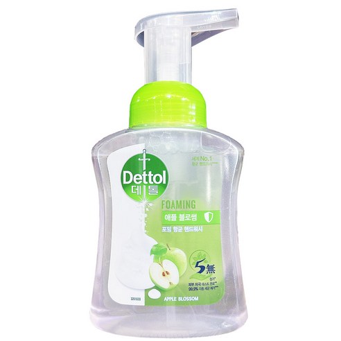 데톨 포밍 핸드워시 애플블로썸, 250ml, 20개