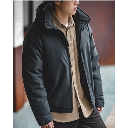 남자 코트 겨울 일본계 빈티지 패딩 경량 후드 코트 방풍 보온 재킷 Down Jacket TS2107078