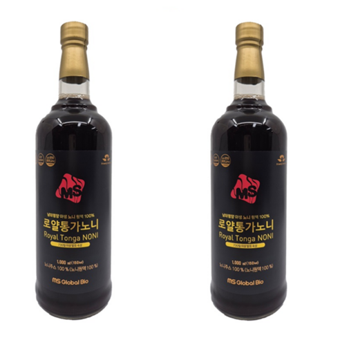 로얄통가노니 1000ml x2병 건강의 열매 720일 이상숙성된 노니%
