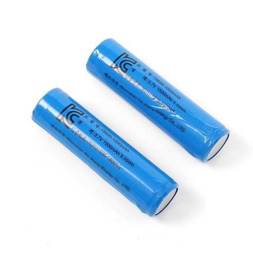 KC인증 18650 배터리 1500mAh 리튬이온 충전지 2p세트, 2개, 상세페이지 참조