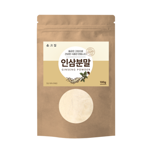 윤고집 국내산 인삼분말, 100g, 1개