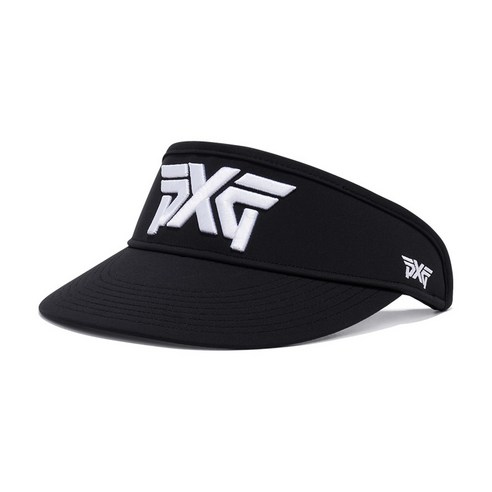 PXG 남녀공용 스포츠 바이저 골프썬캡 골프웨어 골프모자 골프캡, Black
