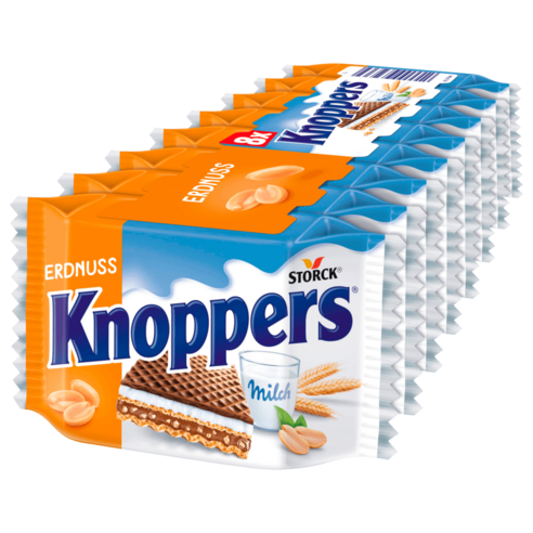 크노퍼스 Knoppers 땅콩 크림 웨이퍼, 1개, 200g