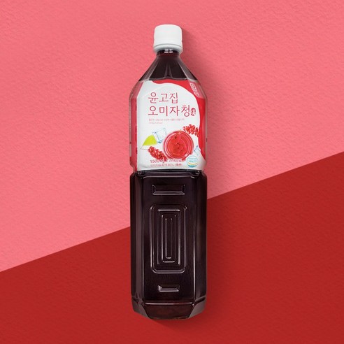 [윤고집] 오미자청 원액 1.5L, 1개, 1.5ml