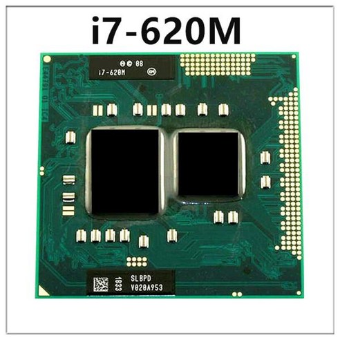 데스크탑 프로세서 조립PC 고성능 게이밍 컴퓨터 본체 듀얼 코어 쿼드 스레드 CPU i7-620M i7 620M SLBTQ SLBPD 2.6 GHz 4M 35W 소켓 G1 rPGA