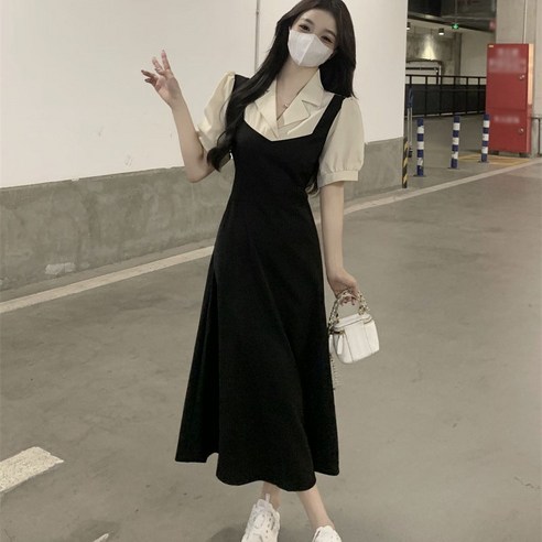 신체의 흐름을 부드럽게 만들어주는 여름 페이크 투피스