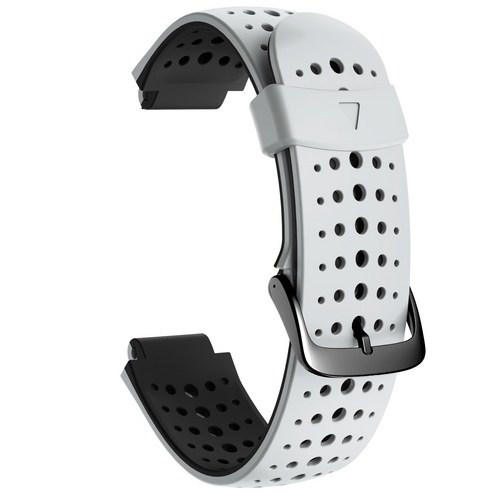 Garmin Forerunner 235 220 230 620 630 735XT 스포츠 실리콘 손목 스트랩 시계 밴드 시계 밴드 팔찌 액세서리, 1개, White black, White black