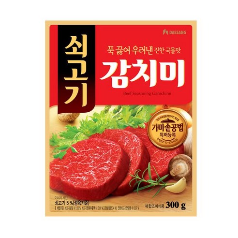 유니크앤몰 대상청정원 쇠고기감치미 100g 200g 300g 500g 조미료 양념, 1개 
가루/조미료/오일
