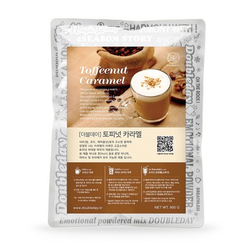 더블데이 토피넛 카라멜 파우더, 800g, 1개, 1개입