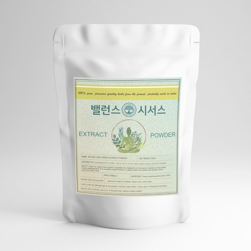 밸런스 시서스 가루 분말 250g 인도산 프리미엄 핵심성분 퀘르세틴 함유250g, 1개