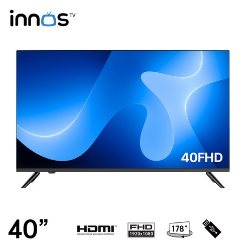 이노스 LED TV 40인치 FHD 대기업 패널 E4000FC, 스탠드 기사님 방문설치 FHD E4000FC