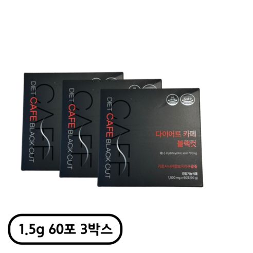 올바른 다이어트 카페 블랙컷, 4.5g, 60개