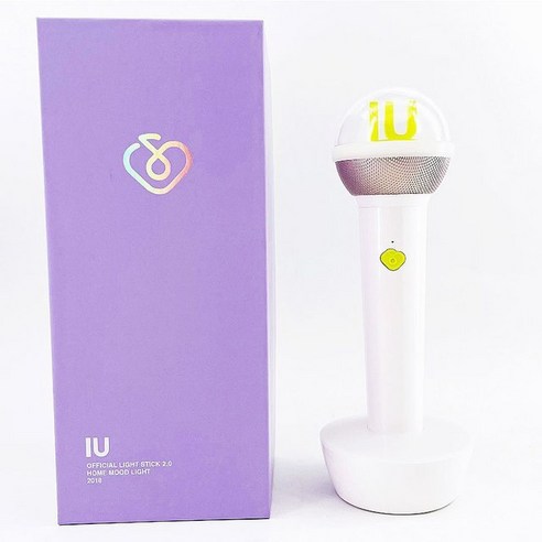 아이돌응원봉 Kpop IU 응원봉 2.0 이지은 형광 램프 스페셜 에디션 콘서트 LED 팬 컬렉션 야간 조명