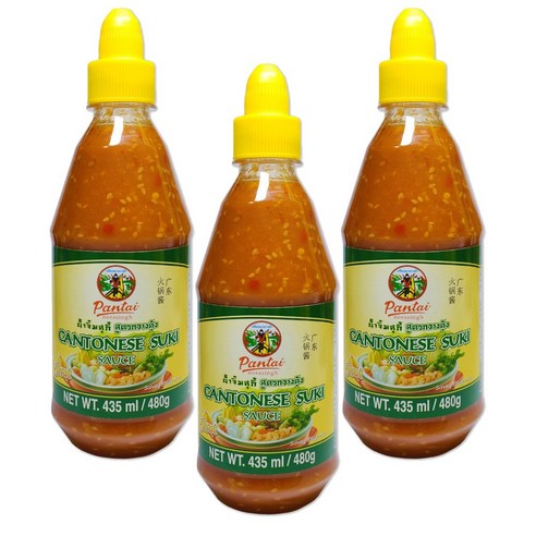 [태국] Pantai CANTONESE SUKI SAUCE 수끼소스 PET / 판타이 샤브샤브 월남쌈 수끼, 3개