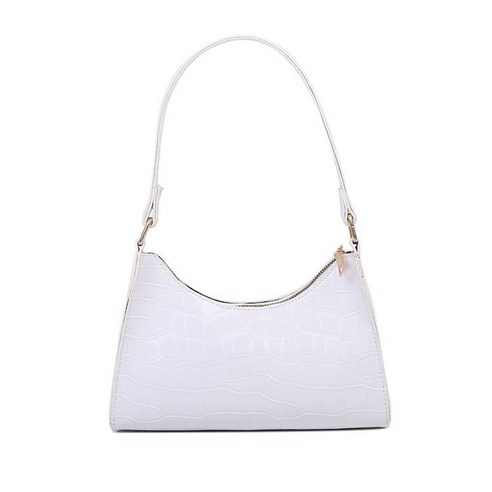 Xzante 숙녀 쇼핑백 핸드백 어깨에 매는 가방 체인 겨드랑이 여성 작은 사각형 흰색