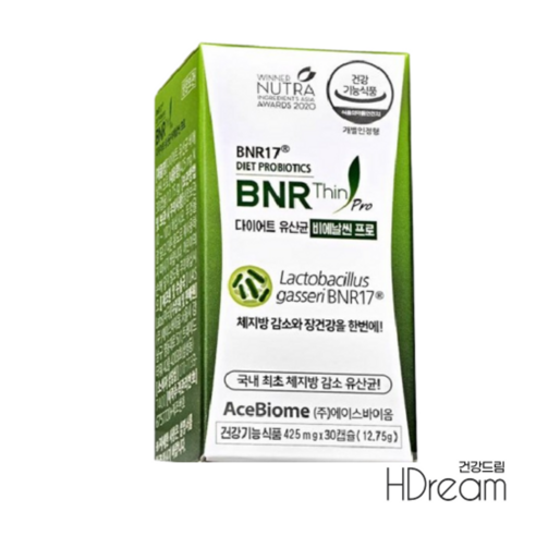 비에날씬 프로 Pro 김희선 다이어트 유산균 BNR 17 HD 다이어트 프로바이오틱스, 1개, 30정