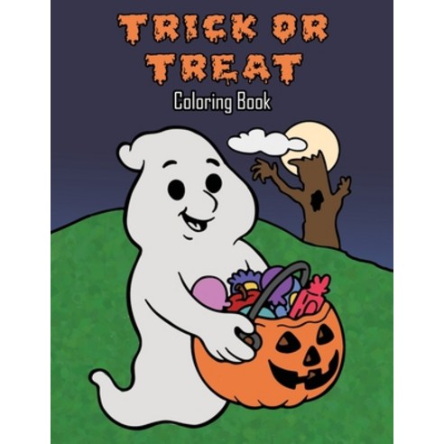 Trick or Treat Coloring Book Paperback, Osam Colors