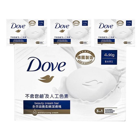 도브 뷰티 크림 바, 90g, 16개