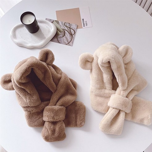 귀엽고 따뜻한 겨울, 베스더스 곰돌이 올인원 워머와 함께!