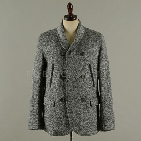 울 헌팅 자켓 Raw Cut Blazer