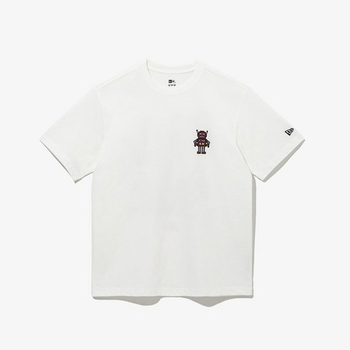 뉴에라 공식스토어 뉴에라 남여공용 루이스루이스 X 뉴에라 팔로 티셔츠 오프 화이트 13952980