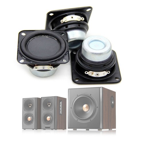 강력하고 몰입형 사운드를 경험할 수 있는 2PCS 휴대용 전 범위 오디오 스피커