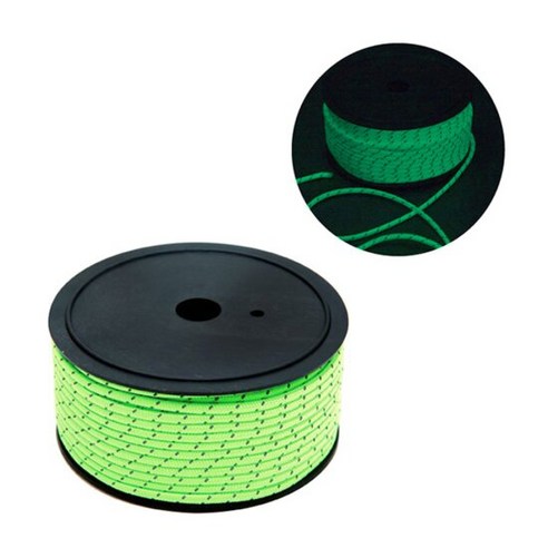 야간 캠핑의 안전과 편의를 높이는 헬로우캠핑 야광 반사 스트링 롤