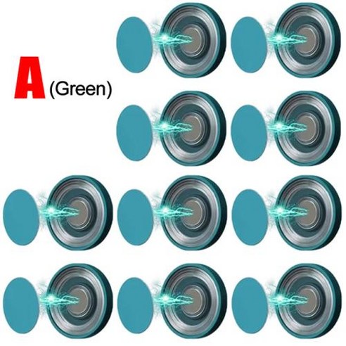 창문형에어컨 강력한 자석 후크 벽 마운트 분실 방지 보관 홀더 리모컨 냉장고 스티커 홈 정리함 230 개, 11) 20PCS10pairs AGreen