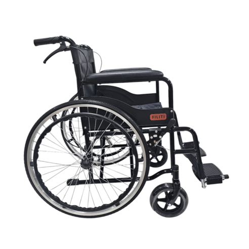 필리티 접이식 수동 휠체어, TS1 기본형 스틸..., 1개