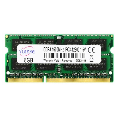 컴퓨터 DDR3 8GB 4GB 16GB 노트북 Ram 1066 1333 1600 MHZ PC3 8500 10600 12800 1.5V 2RX8 DDR3L 204pin Sodimm, DDR3 1333mhz 1x2GB, 1개