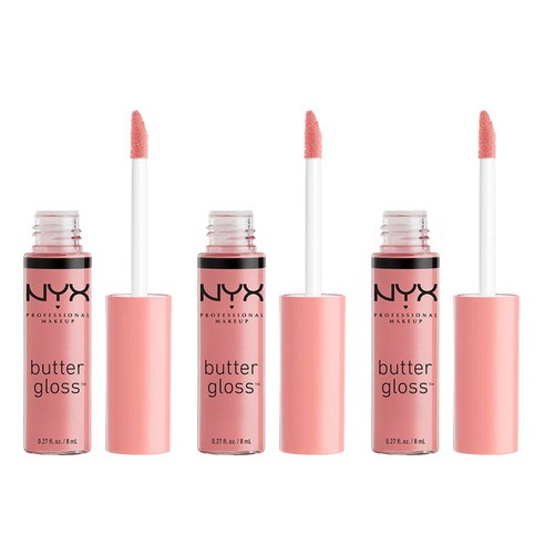 엔와이엑스 버터 립글로스, 05 Creme Brulee, 3개, 8ml