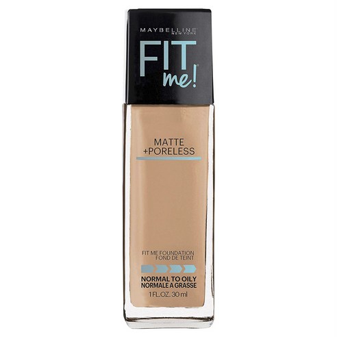 메이블린 핏 미! 파운데이션 매트 + 포어리스 30ml, 1개, 124 Soft Sand