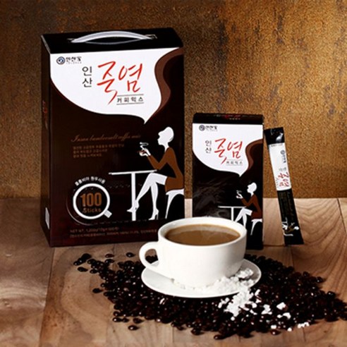 [인산가 본사 직영] 인산죽염 커피믹스 12g(100개), 1개