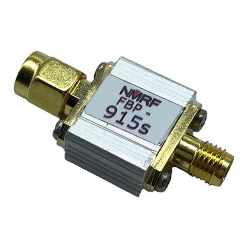 SMA 대역통과 필터 915MHz 1dB 대역폭(SMA 인터페이스 포함) 아마추어 무선 수신기, 34x17.5x7.8mm, 보여진 바와 같이, 금속