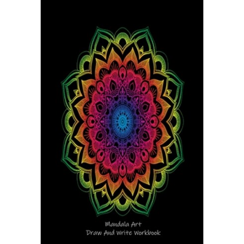 Mandala Art Draw And Write Workbook: Rainbow Tie Dye Mandala Doodle & Sketch Notebook Gift For Kids Paperback, Createspace Independent Pub..., English, 9781727449419