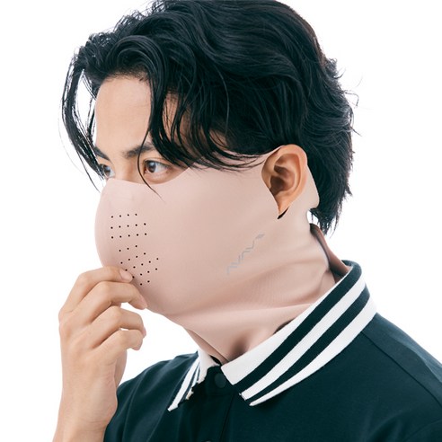 [AVAVE] 어베이브 올인원가드 자외선차단 스포츠 골프 마스크, 베이지 L, 선택:올인원가드 / 색상사이즈:베이지 L, 1개
