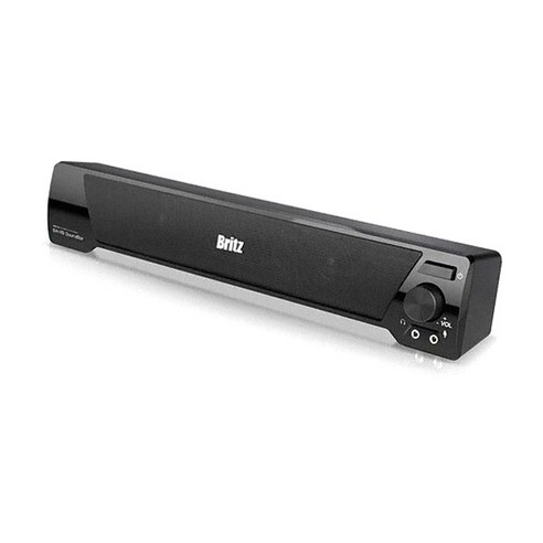 브리츠 BA-R9 SoundBar 컴퓨터 2채널 사운드바 스피커 블랙