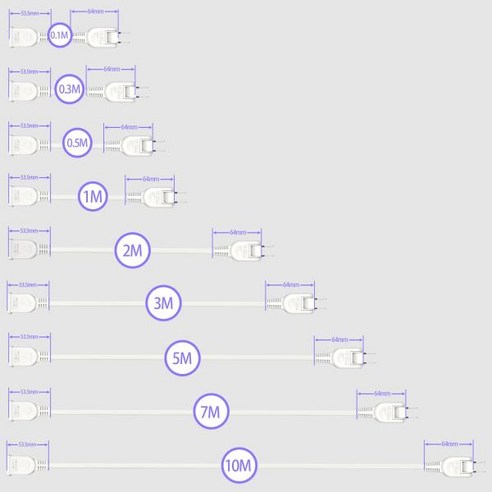 연장 코드 0.1m~10m 1개구 블랙 15A 내트랙킹 이중 피복 캡 AC어댑터 깨끗이 접속 콘센트 좀 소프트 전원, 01 1개 세트