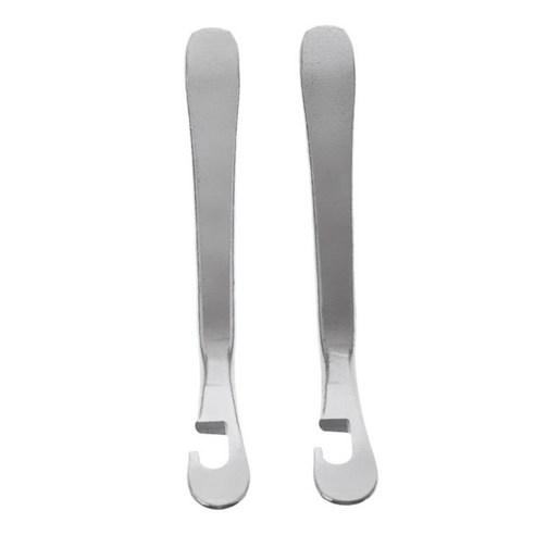 2 조각 자전거 산악 자전거 사이클링 타이어 타이어 레버 차단기 수리 도구, {"색상":"슬리버"}, {"수건소재":"설명"}