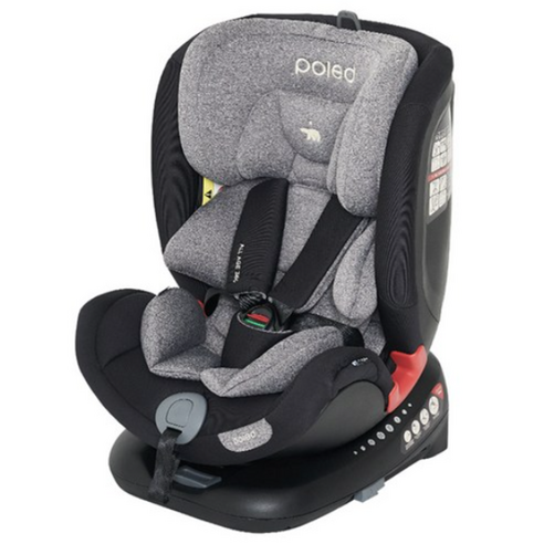 폴레드 올에이지 360 회전확장형 카시트 ISOFIX & 락킹벨트, 8세트, 갤럭시그레이