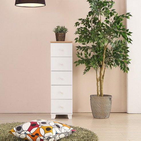 슬림한 디자인, 넉넉한 수납, 공간을 디자인하는 포지 5단 서랍장 300