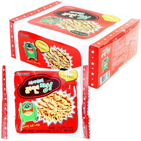 야식 고민 종결! 추억 소환 ‘스프 뿌려 먹는 쇼군 라면짱’ 솔직 후기 불량식품