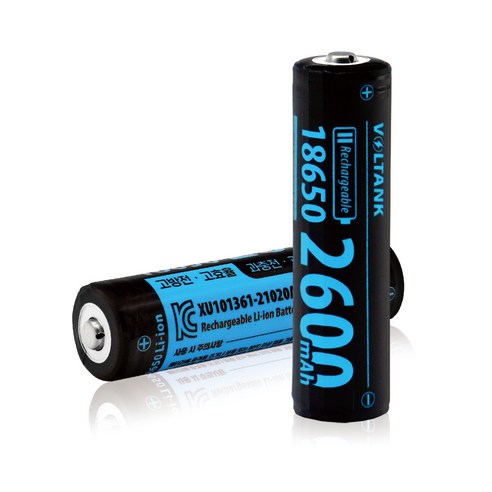 LAMAE 18650배터리 3400mAh 리튬이온 충전지 건전지, 1개입, 1개